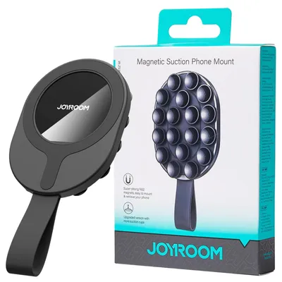 Produktbild von Joyroom Jr-Zs393-S Magnetische Halterung mit Saugnäpfen für Handy 4.7-7 - Schwarz