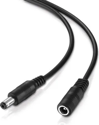 Produktbild von Verlängerungs Kabel DC-Hohlstecker mit Buchse (5,5 x 2,1 mm, 5 m)