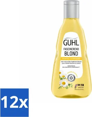Immagine prodotto di Guhl - Shampoo - Colorshine Blonde - 250 ml - confezione risparmio - 12 pezzi