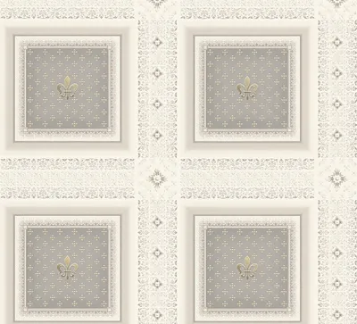 Produktbild von A.S. Création Barocktapete Hermitage Tapete mit Ornamenten Vliestapete grau creme 10,05 m x 0,53 m
