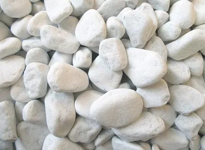Immagine prodotto di Pietre decorative in marmo bianco, 1 kg - Granulometria 25-40 mm