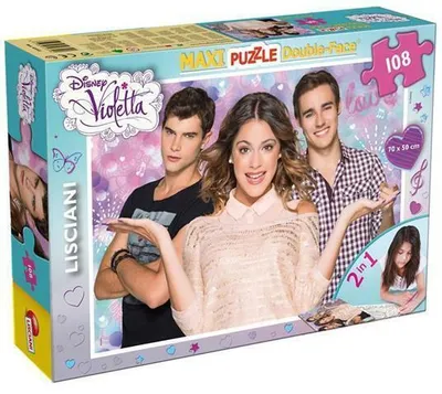 Produktbild von Lisciani Puzzle aus der Serie Violetta im Maxi-Format mit 108 Puzzleteilen
