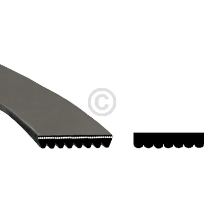 Immagine prodotto di Cinghia a V 1975PH7 compatibile con AEG 125828810/7 Cinghia a V per asciugatrice