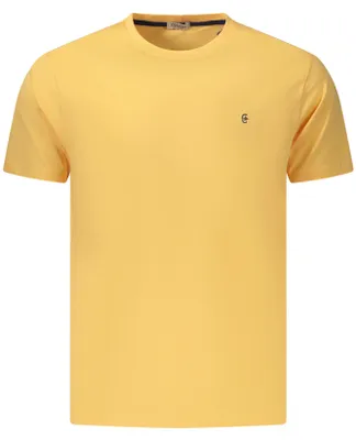 Produktbild von Herren Kurzarm T-Shirt Orange mit Stickerei und Rundhalsausschnitt