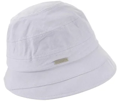 Seeberger Sommer Bucket Stoffhut 100% Baumwolle in grau
