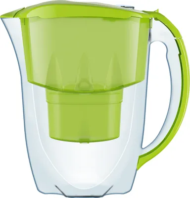 Produktbild von AQUAPHOR Wasserfilter Jasper hellgrün inkl. 1 MAXFOR+ Filterkartusche - praktischer Wasserfilter zur Reduzierung von Kalk, Chlor & weiteren Stoffen