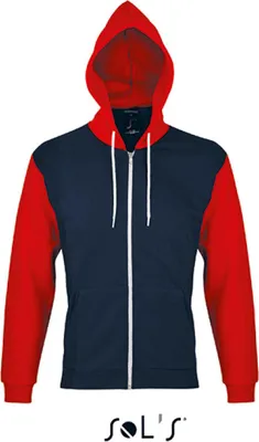 Produktbild von SOL´S Uni Hooded Zipped Jacket Silver
