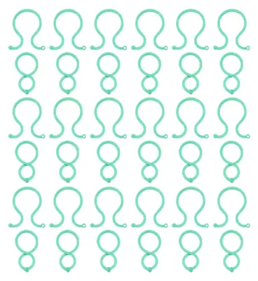 Produktbild von 200 Stück Pflanzenklammern 4,2 cm x 3,7 cm für Kletterpflanzen