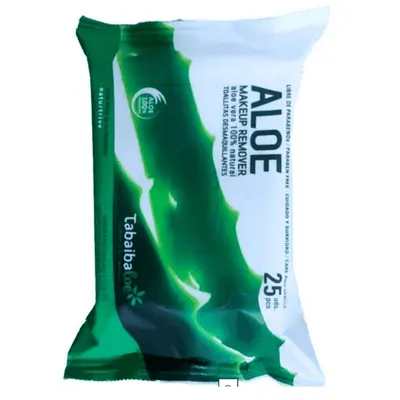 Zdjęcie produktu dla Chusteczki złuszczające i nawilżające z aloesem, 25 szt