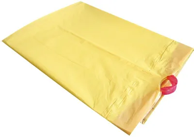 Produktbild von LDPE-Abfallsack 120l 45my mit Zugband Rolle VE=25 Stück gelb