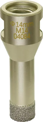 Produktbild von Diewe Fliesen Diamantbohrer Premium 7 Fliesenbohrer für Winkelschleifer M14 ø 14mm