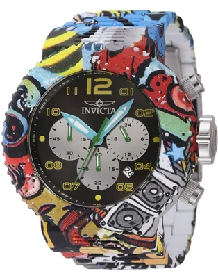 Produktbild von Invicta Pro Diver 43233 Herren Uhr - Quartz Bewegung - Edelstahl mit Schwarzem Zifferblatt - 52 mm