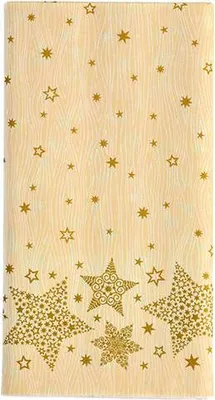 Produktbild von PAPSTAR Weihnachts-Tischdecke "Christmas Shine" (B)1,80 x (L)1,20 m creme
