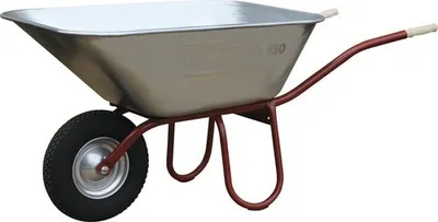 Produktbild von CAPITO Profi Schubkarre PRAKTICA 150 Liter Jumbomulde, Luftrad mit Rillenprofil und Stahlfelge inkl. ergonomische Buchen