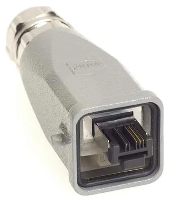 Image de 3A connecteur RJ45 IP67/65 droit - RJ45 8 (4) fiche 09 45 115 1100