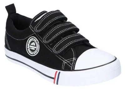 Produktbild von American Club LH13, Sneaker mit Klettverschluss leichte luftige Turnschuhe bequem, Schwarz 41