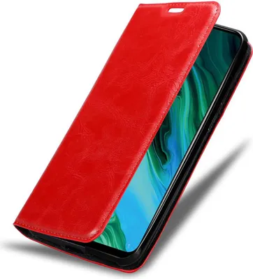 Immagine prodotto di Cadorabo custodia per Honor 20e custodia protettiva in rosso custodia per cellulare cover chiusura magnetica