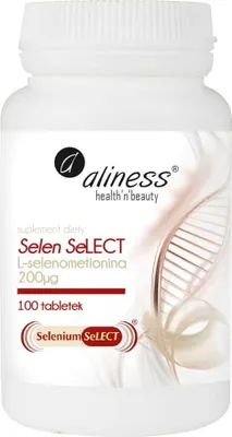 Productafbeelding van Aliness Selen Select 200 µg, 100 tabletten - Voor langdurig gebruik!