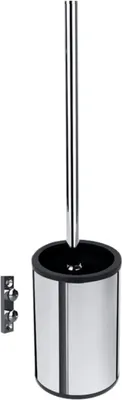 Produktbild von BOMEGA WC-Bürstengarnitur Messing Chrom poliert 90x385x90 mm für Bad & WC >> zum Bohren