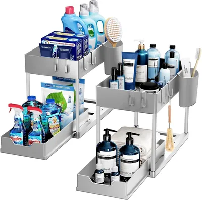 Immagine prodotto di Organizzatore sottopiano Puricon a 2 livelli - Grigio