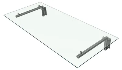 Obrázek produktu pro Stříška nad vchodovými dveřmi, skleněná - 120 cm x 80 cm