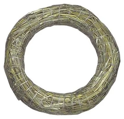 Strohkranz, natur, einzeln geschweißt, Ø 25 cm
