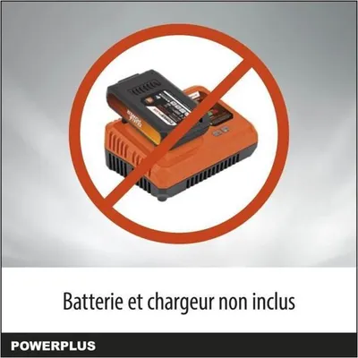 Immagine prodotto di Soffiatore a batteria, 20 V, 145 km/h, 9,5 m³/min, peso leggero 1,845 kg, arancione e nero