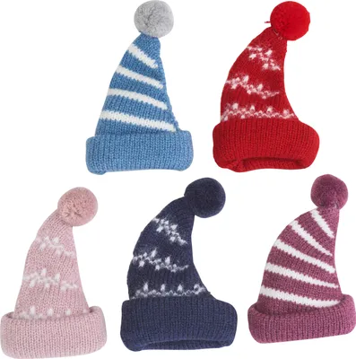 Produktbild von VBS Pudelmütze Spitz 6,5x13cm 5 Stück
