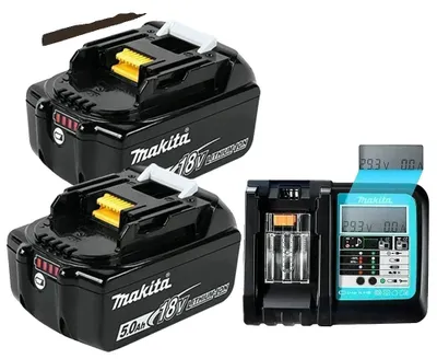 Produktbild von Wiederaufladbare Batterie, 18V, LED-Anzeige, YZMT 5AX2 LEDCX1