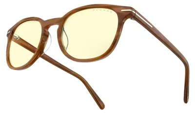 Obrázek produktu pro Herní a počítačové brýle GUNNAR – Davis – barva rámu: Maple, zabarvení skel: Amber (blokuje 65 % modrého světla a 100 % UV záření) – brýle s filtrem modrého světla