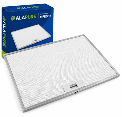 Productafbeelding van Alapure metaalfilter, geschikt voor Alno 50287544006, afmetingen 403x300x8 mm