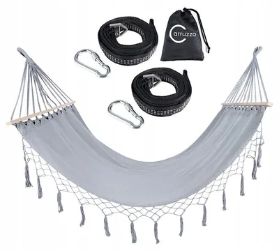 Image de Carruzzo Exclusive Hamac bicolore 2 personnes avec barres