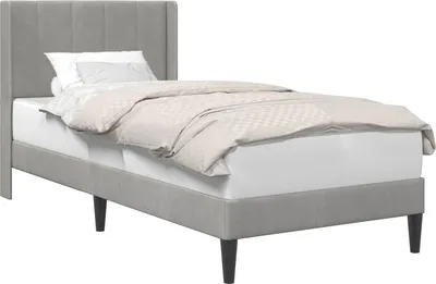 Immagine prodotto di Struttura del letto Grigio Chiaro 90 x 200 cm Velluto