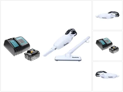 Produktbild von Makita DCL 181 FRM1 W Akku Staubsauger 18 V  Weiß + 1x Akku 4,0 Ah + Ladegerät