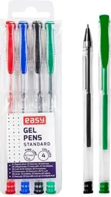Zdjęcie produktu dla Zestaw długopisów żelowych EASY STANDARD, 4 kolory