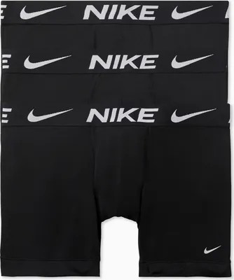 Produktbild von Nike Boxer Shorts Dri-Fit Essential Micro 3er Pack, schwarz, XL, Herren