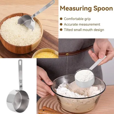 Messlöffel - Küche - Zutaten - Set - 1/4 Tasse (60ml) - Messbecher