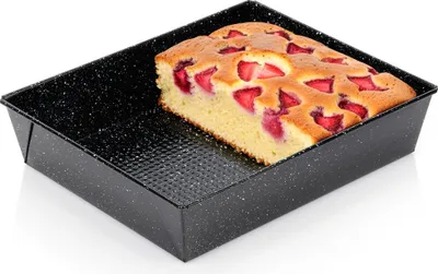 Produktbild von Vilde | Backform - Rechteckig - 27,5x22,5 cm - Granitbeschichtung - Antihaftbeschichtung - Langlebig