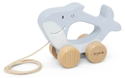 Produktbild von Trixie Holz Nachziehspielzeug Mr. Shark -Holzspielzeug