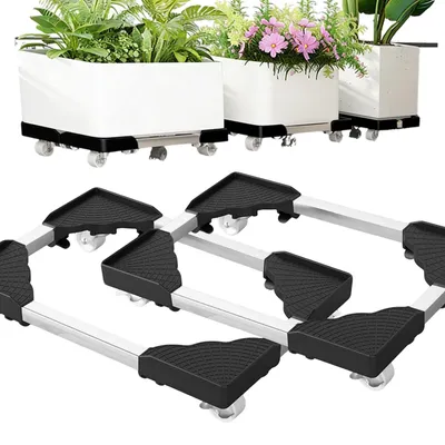 Immagine prodotto di Omgoods - Carrelli per piante resistenti alle intemperie, fino a 200 kg