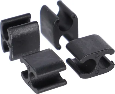 Produktbild von XLC Kabelclip Ø 5 mm Kabel, Ø 5 mm Außenhülle, schwarz (30er Pack)