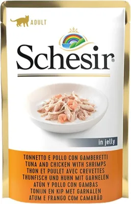 Produktbild von Schesir 85gx20 Thunfisch & Huhn & Garnelen