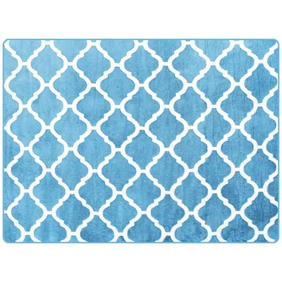 Produktbild von Tutumi Teppich 3D Clover 140X200 Blue