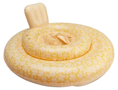 Image de Gilet de natation pour bébé Swim Essentials - Jaune - Motif Florish - 0 à 1 an