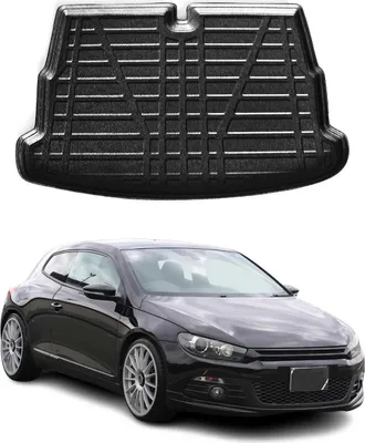 Image de Bac de coffre pour VW Scirocco 2009-2017 3 portes caoutchouc TPE noir