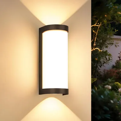 LED-Spot 24 W IP65 wasserdicht 3000 lm warmweiß Aluminium schwarz