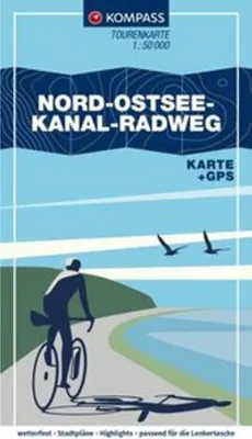 Obrázok produktu pre KOMPASS Cykloturistická mapa Cyklotrasa Kielský kanál 1:50 000
