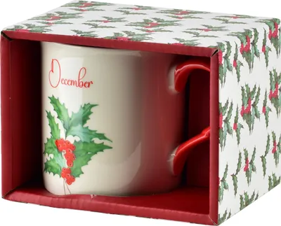 Produktbild von Tasse Porzellan AFFEKDESIGN MY MONDEX Dezember 8,7x9 cm Mehrfarbig 1 Stück
