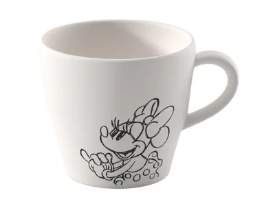 Produktbild von Villeroy & Boch Manufacture Mickey Mouse Kaffeeobertasse weiß