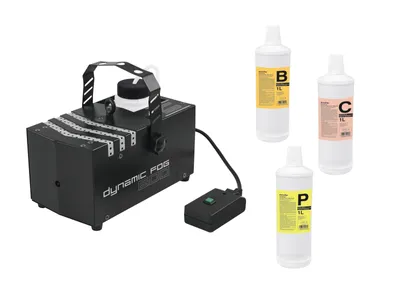 Zdjęcie produktu dla EUROLITE Dynamic Fog 600 + zestaw płynów